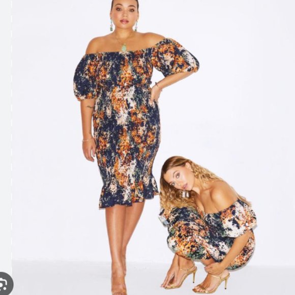 Never Fully Dressed - Navy Bloom JOJO dress - Picture 6 of 7